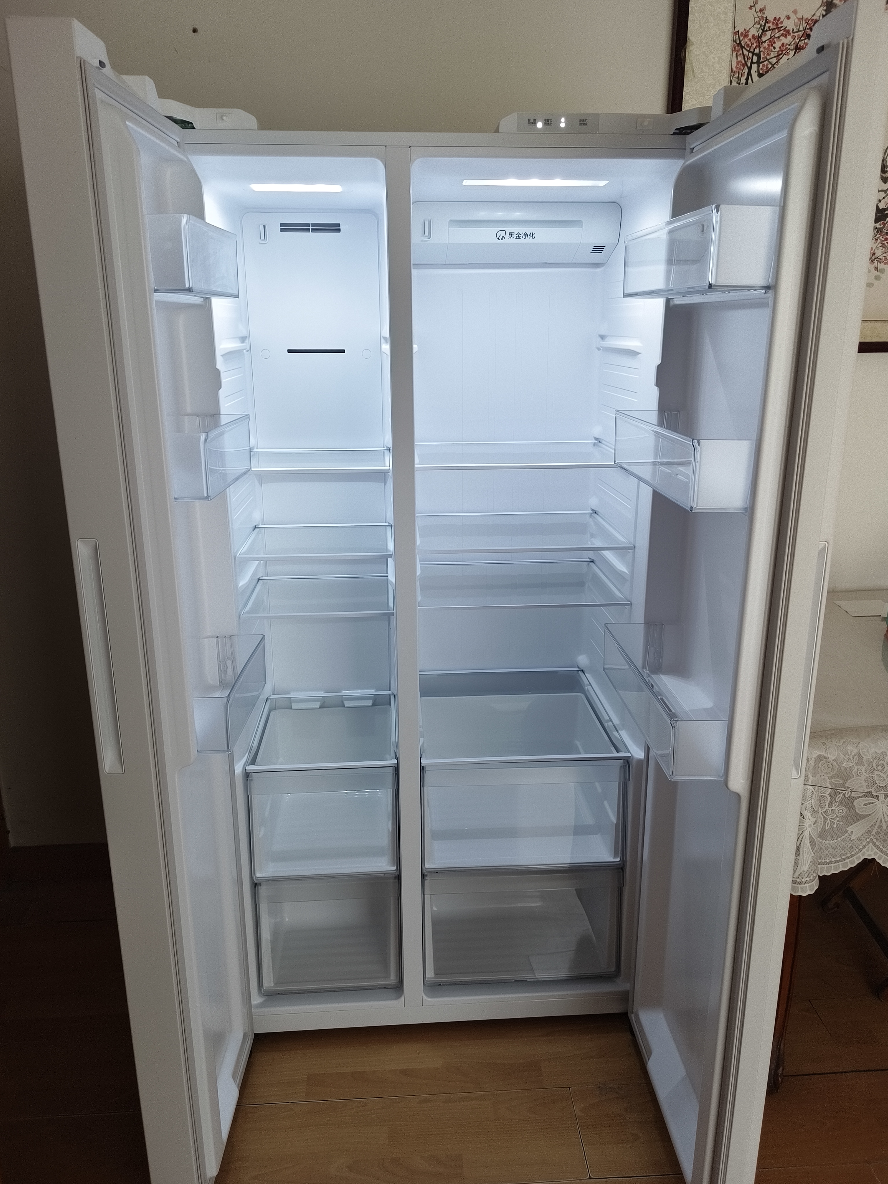 海尔（Haier）冰箱出品统帅538L对开门冰箱家用大容量一级能效风冷无霜LSS-560WL9售完即止只退不换 实拍图