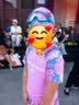 特步（XTEP）儿童泳镜大框高清防雾防水男童潜水泳镜泳帽套装女孩专业游泳眼镜 甜美粉+舒适PU泳帽 实拍图