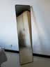 全品屋全身镜穿衣镜落地镜挂门服装店试衣壁挂镜一体简约北欧风黑150 实拍图