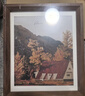 爱墨绘12寸相框摆台挂墙简约木质相框画框儿童画装裱摆挂两用胡桃色 实拍图