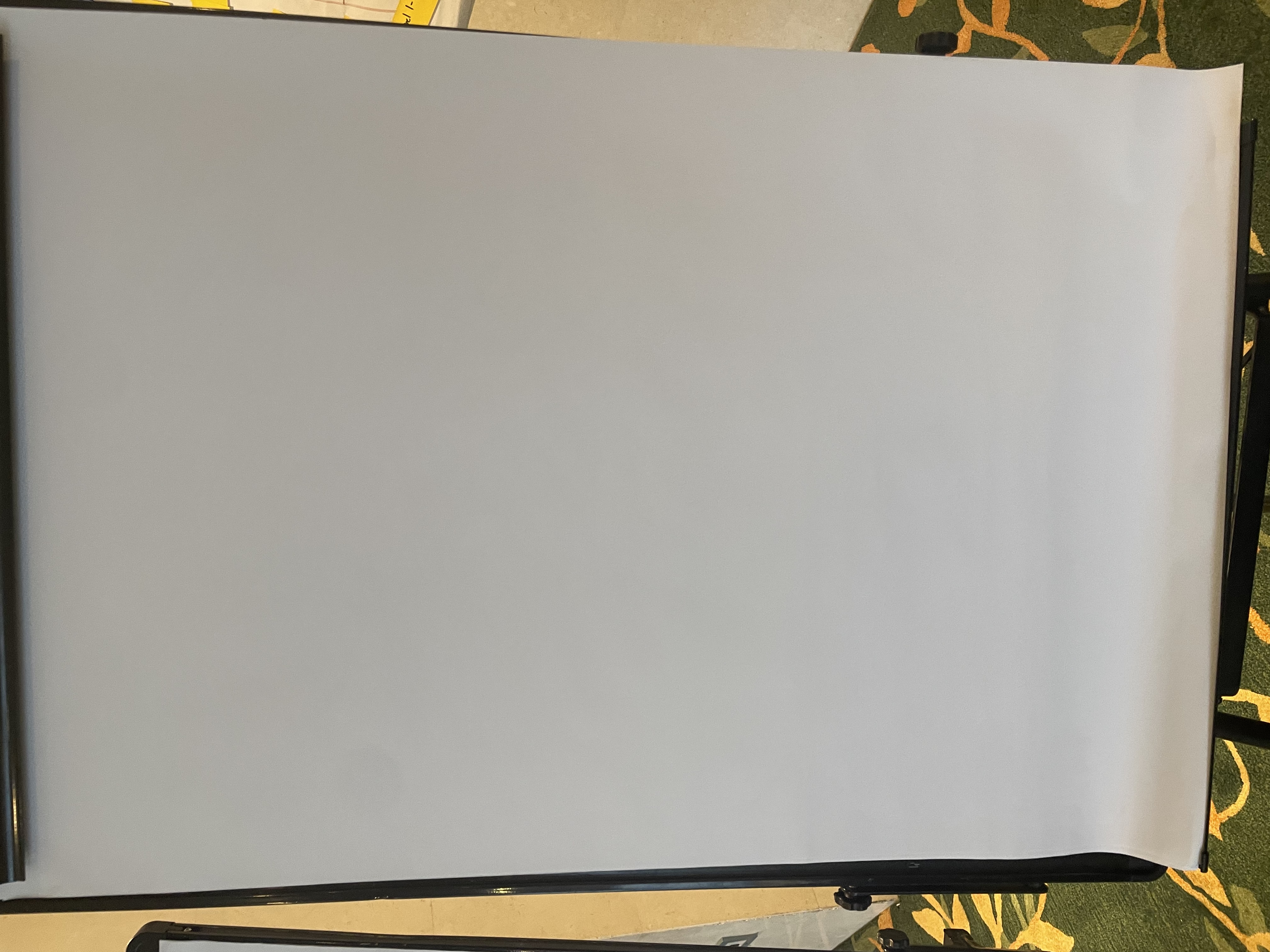 AUCS白板纸60x90cm 50张 大白纸培训用 挂纸夹纸白板专用纸 a1大白纸广告会议写字板海报纸 VCPAD50 实拍图