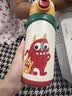 babycare儿童保温杯水壶吸管杯大宝宝学饮杯316不锈钢双饮上学600ml 实拍图