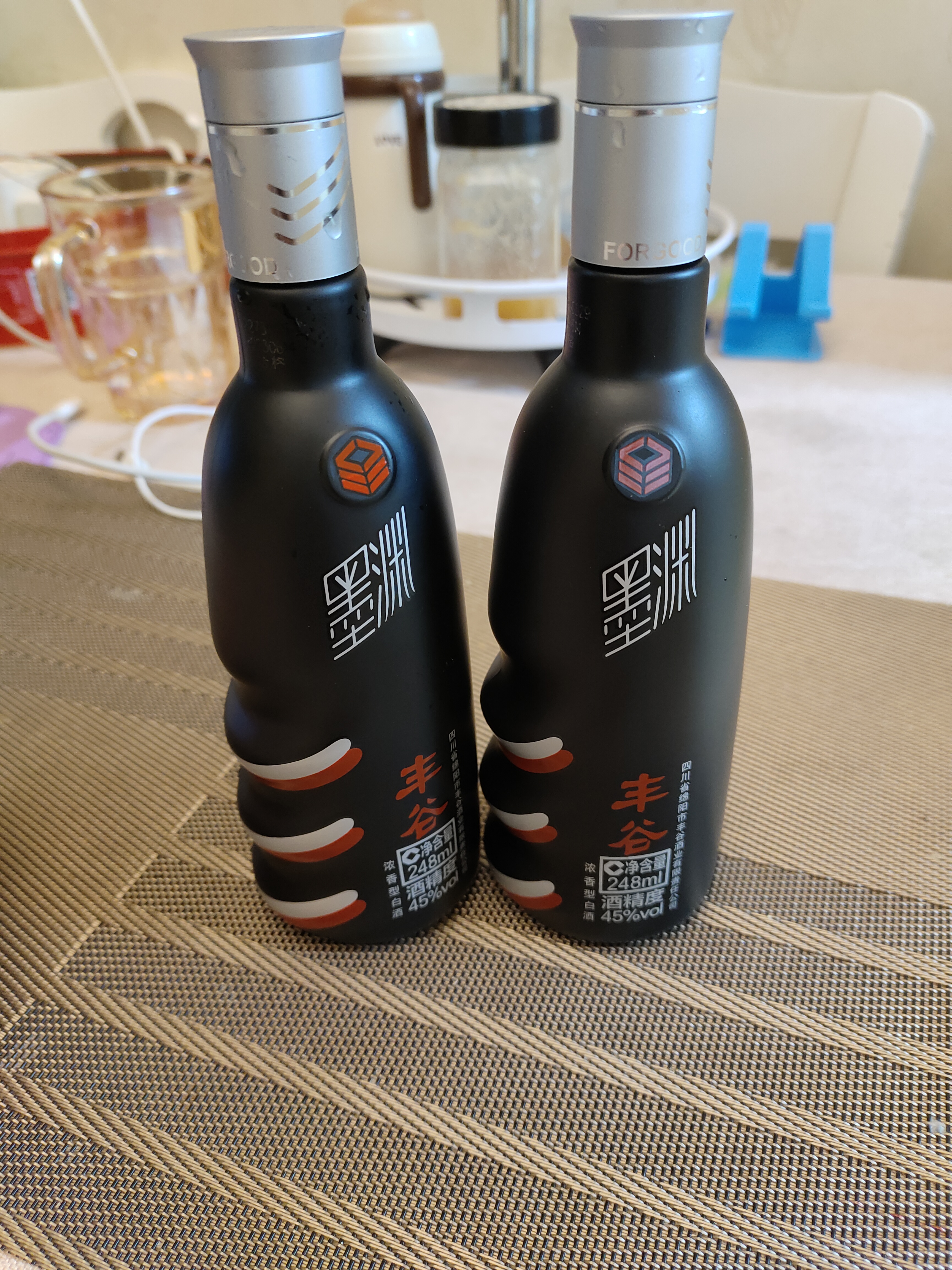 丰谷 墨渊 浓香型白酒 45度 248ml*20瓶 整箱装 自饮口粮酒 实拍图