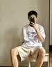李宁短袖t恤男士夏季新款速干衣跑步健身运动服宽松透气冰丝训练衣服 实拍图