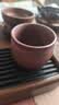 漢唐宜兴紫砂茶杯手工茶水杯原矿功夫茶具单杯主人杯茶盏品茗泡茶杯子 紫泥 大肚杯 110mL 实拍图