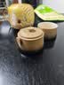 万仟堂户外旅行茶具套装 便携式整套茶具套装高档泡茶带包舍得 焦茶釉 实拍图