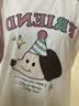 果壳（Gukoo）睡衣女夏季新款卡通插肩袖短袖女士家居服套装 芭蕾粉 S 实拍图