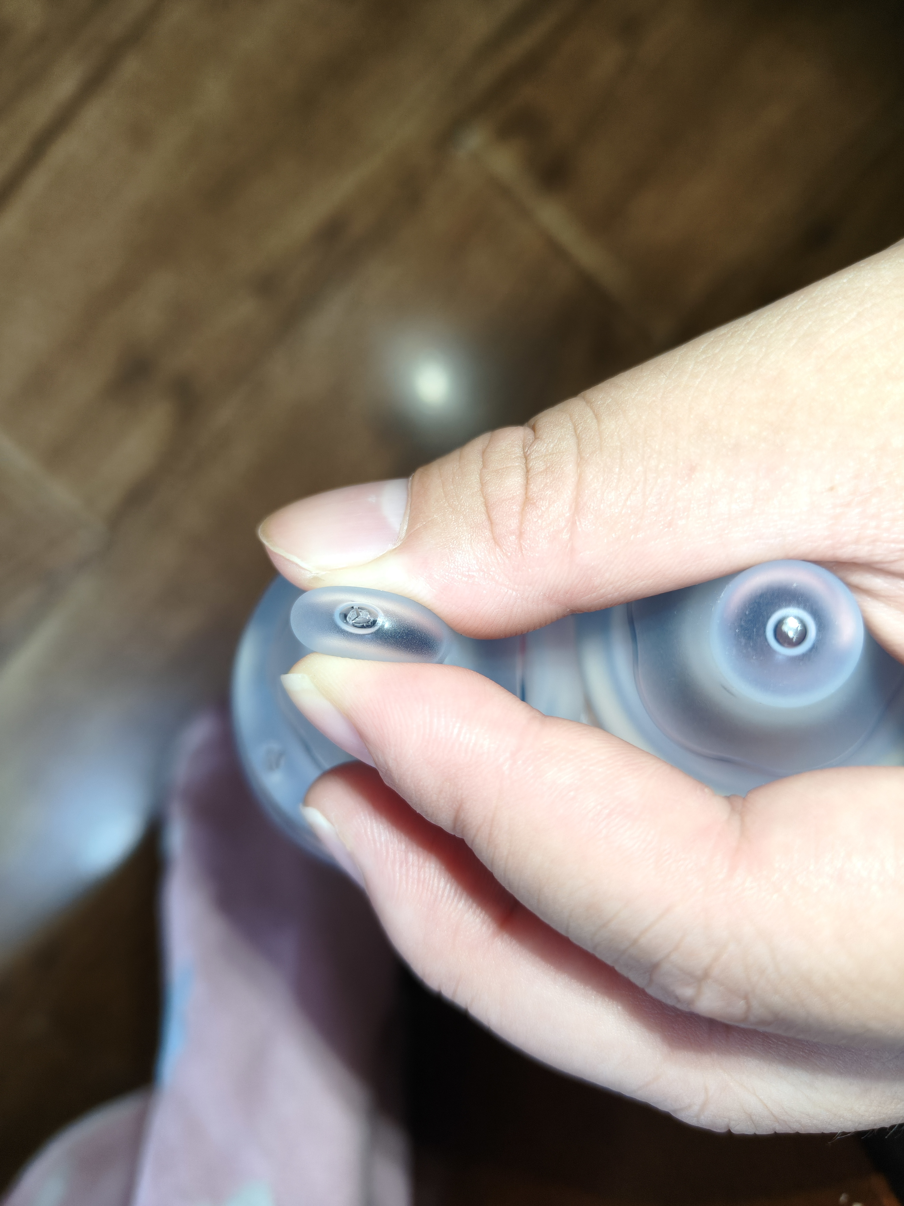 贝亲（Pigeon）自然实感启衔奶嘴 宽口径奶嘴 L号、LL号-各1只 6个月以上 实拍图