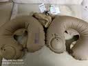 牧高笛（MOBIGARDEN）按压充气u型枕 户外旅行飞机高铁脖枕护颈靠枕 NX22663028 暖沙色 实拍图