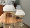 HEGEN海格恩新生儿防胀气奶瓶1-6个月以上ppsu仿母乳宽口径婴儿奶瓶 150ml+ 240ml （白）1-6月 实拍图