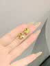 中国黄金（CHINA GOLD）18K金耳钉女士轻奢百搭幸运四叶草耳饰情人节生日礼物送女友老婆 【京速达】18K四叶草耳环 约0.3g 实拍图