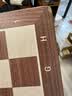 华圣国际象棋磁性大号胡桃木色高档教学比赛棋子儿童桌游礼物送长辈 实拍图