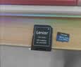 雷克沙（Lexar）256GB TF（MicroSD）存储卡 V30 A2 读160MB/s 游戏机平板行车监控录像内存卡 4K超清拍摄（BLUE） 实拍图