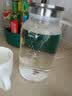 青苹果凉水壶1.95L 高硼硅玻璃耐高温 茶水分离冷水壶 家用冷泡壶泡茶壶 实拍图