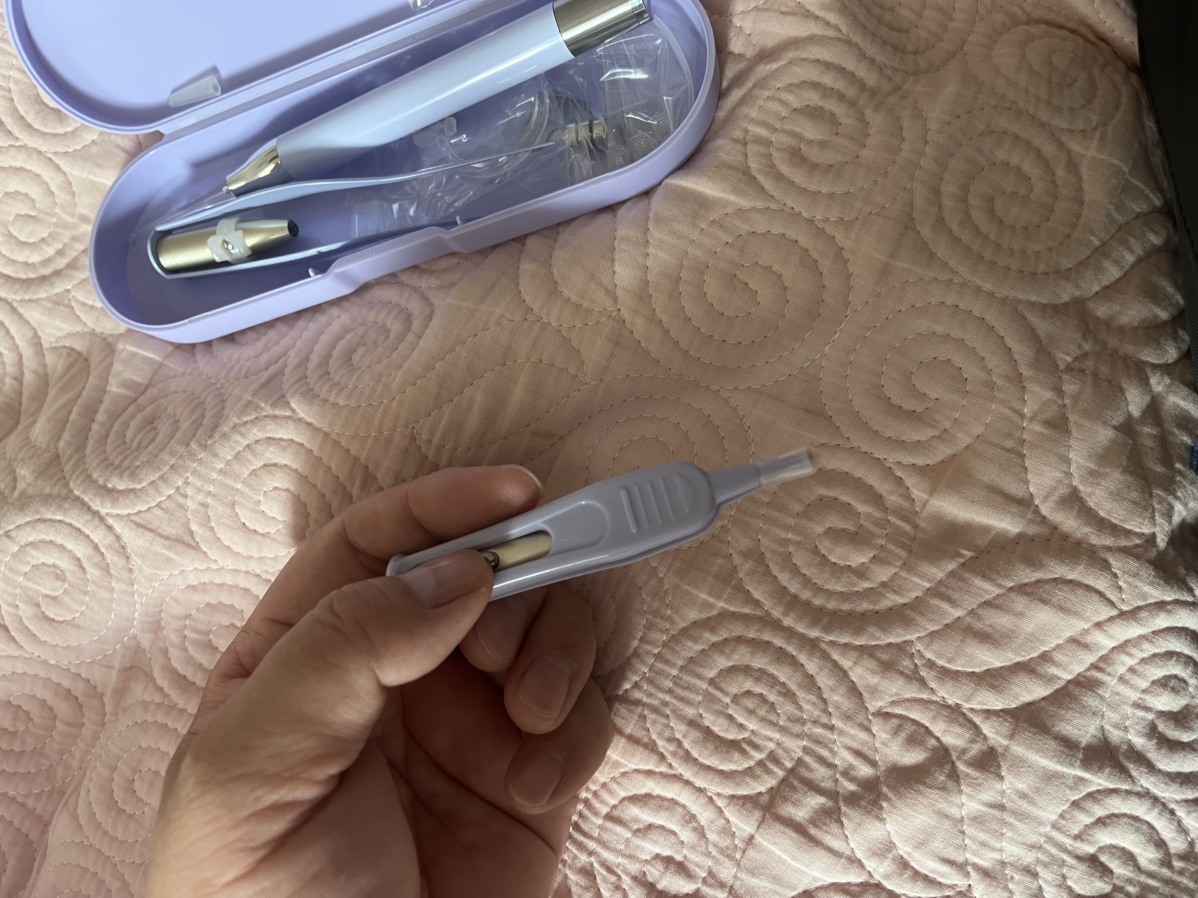 COOKSS儿童挖耳勺掏耳朵神器婴儿发光可视耳勺新生儿耳屎镊子采耳套装 实拍图