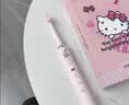 三丽鸥（SANRIO）电动牙刷超声波震动凯蒂猫防水USB充电软毛牙刷教师节生日礼物实用礼物送女友女生闺蜜成人情侣 凯蒂猫【卡通彩盒】智能定时+送4个刷头 实拍图