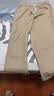 Homlean休闲裤男纯棉直筒秋季宽松阔腿裤子男潮流百搭男款HZ27卡其XL 实拍图