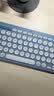 罗技（Logitech）时尚系列K390无线蓝牙键盘 超薄便携  K380升级版蓝色 79键 实拍图