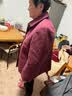 俞兆林中老年女装奶奶毛呢外套新款妈妈装春秋冬洋气老太太老年人衣服 红色 XL 【推荐75-100斤】 实拍图