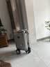爱尔威（Airwheel）电动行李箱可骑行智能拉杆箱可坐可代步20英寸登机箱 豪华版一银 实拍图