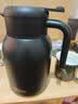 膳魔师（THERMOS）保温壶玻璃内胆家用大容量便携宿舍暖水壶热水瓶TEHA/TEHD TEHD-黑色 1.48L 实拍图