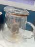 物生物（RELEA）玻璃杯男女士茶水分离杯耐高温办公泡茶杯带把高硼硅水杯花茶杯子 实拍图