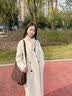15MINS包包女款2026水桶包女通勤大容量单肩斜挎包休闲女士包包生日礼物 咖色【牛皮款】 实拍图