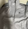 adidas通勤百搭三条纹休闲运动夹克外套男女春秋阿迪达斯三叶草   浅灰 (推荐选大一码)   S 实拍图