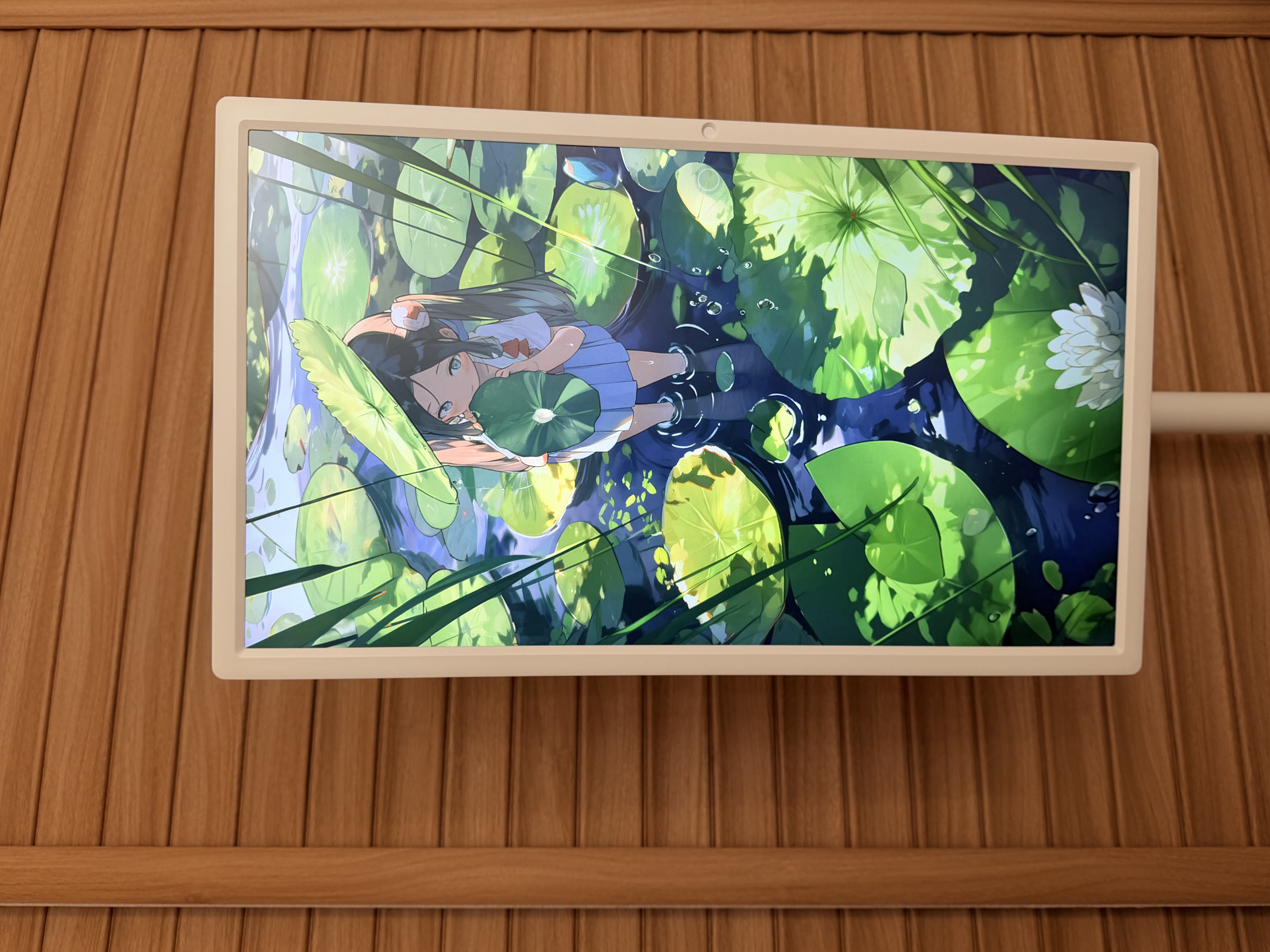 小度添添闺蜜机 长续航 4K 护眼屏 平板电脑 小电视 旋转大屏 移动显示器 语音控制 学习娱乐 七夕礼物 【长续航版 27英寸】6+128G 实拍图