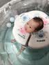 iuu婴儿游泳桶免安装 儿童洗澡桶 可折叠泡澡桶家用新生儿游泳池浴桶 【免安装-透明】超大号+礼包 母婴级面料，耐磨稳固防变形 实拍图