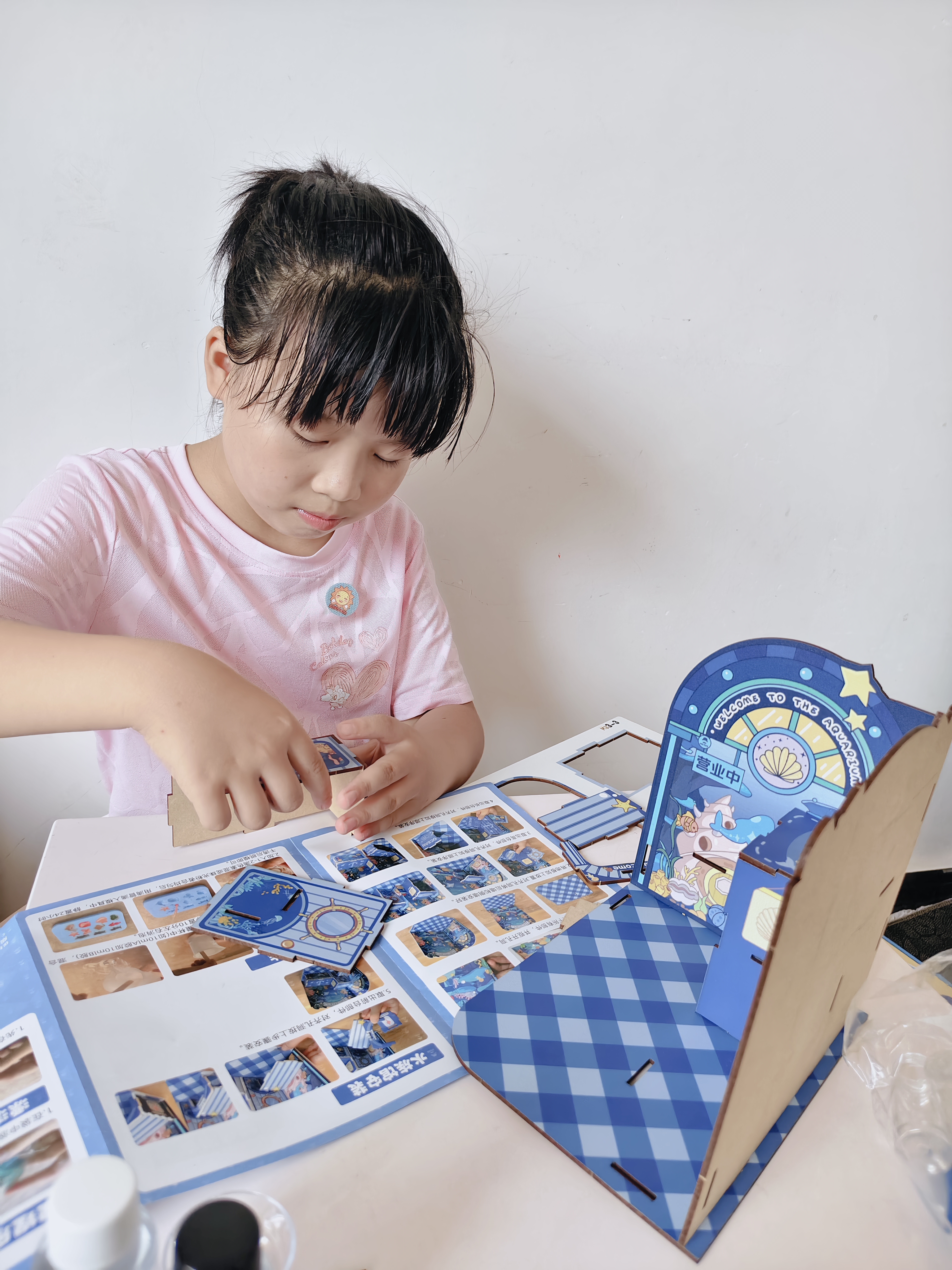 尚美贝贝儿童手工玩具迷你diy水族馆微缩滴胶创意摆件玩具男女孩生日礼物 实拍图