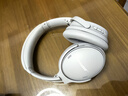 BOSE QuietComfort 消噪耳机 无线消噪蓝牙耳机头戴式主动降噪耳机 QC45升级款 动态音质均衡 QC45升级款-晨雾白 实拍图