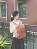 爱可乐（Echolac）双肩包女时尚背包旅行休闲电脑包百搭潮流送女友CKP2075珊瑚橘M号 实拍图