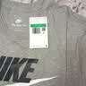 耐克(NIKE)男短袖T恤 纯棉 运动休闲 经典简约AR5005-063调暗灰XL 实拍图