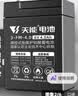 天能电池儿童玩具车电池6v4ah/20HR三轮摩托车四轮玩具童车专用电瓶 实拍图