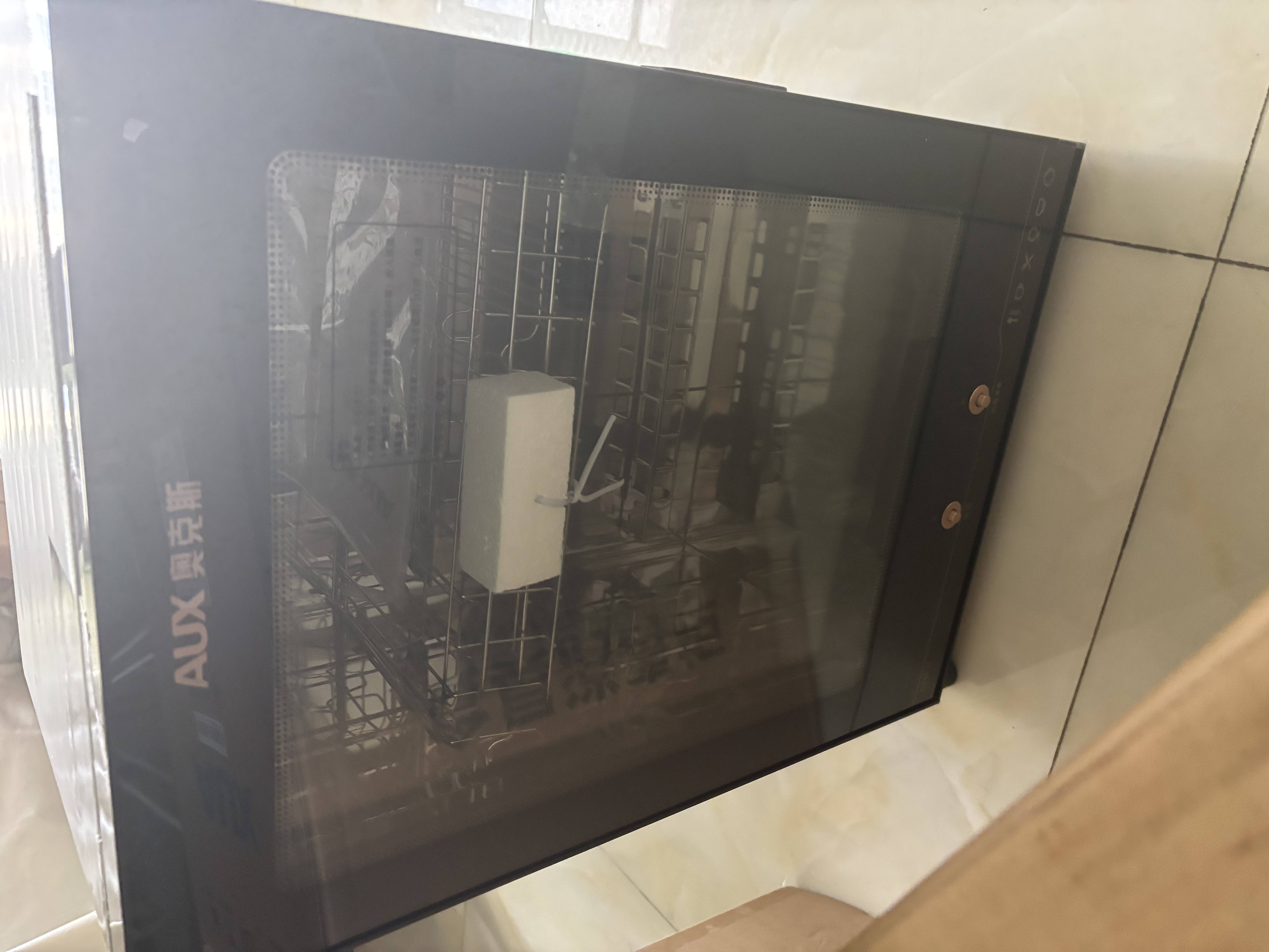 奥克斯（AUX）消毒柜家用小型消毒碗柜二星级高温立式小型台式厨房餐具碗筷茶杯刀具消毒机【国家补贴】RTP50-V1 实拍图