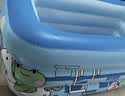 Bestway充气游泳池加厚可折叠水池儿童宝宝玩具家用戏水池蓝色青蛙1.5m 实拍图