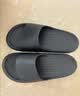 朴西香蕉船凉拖鞋女士浴室不易滑居家室内四季情侣拖鞋男 深灰 40-41 实拍图