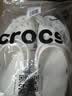 卡骆驰（CROCS）新款厚底云朵洞洞鞋送女友礼物206750 白色   37-38 实拍图