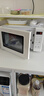 美的（Midea）变频小清新微波炉 液晶屏幕 磨砂面板 小型20L家用 匠心工艺一级能效（PM2002） 实拍图