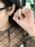 BJYLS999足银四叶草耳钉女士养耳洞纯银耳环银耳饰生日七夕礼物送女友 999足银四叶草耳钉一对【精美礼盒】 实拍图