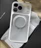 第一卫DIVI支点壳S2【精孔镜头全包】适用iPhone17ProMax手机壳苹果17ProMax保护壳360旋转支架磁吸壳防摔白 实拍图