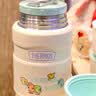 膳魔师（THERMOS）儿童餐具焖烧杯316L不锈钢宽口保温带餐包餐具上学宝宝饭盒 实拍图