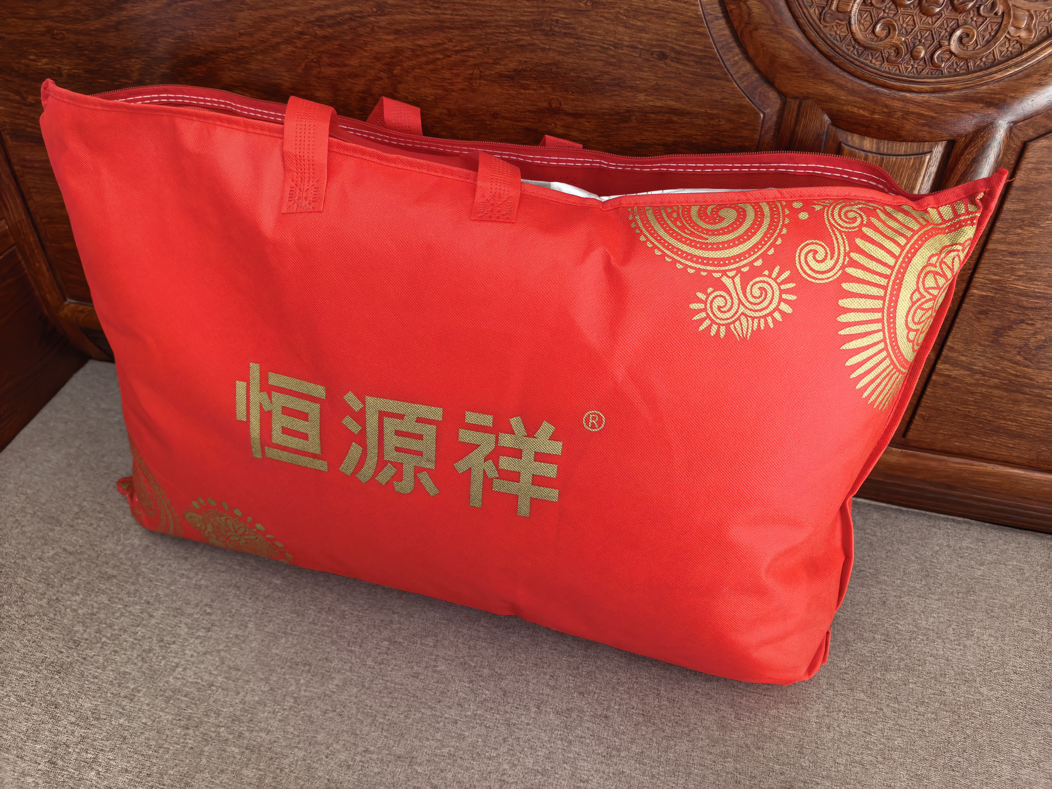 恒源祥枕头纯棉立体抗菌酒店护颈枕芯深度睡眠成人45*70cm一对装 实拍图