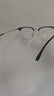 蔡司（ZEISS）镜片近视眼镜框男半框防蓝光辐射可配带散光度数眼睛女钛合金镜架 升级钛材 黑银 眼镜框 实拍图
