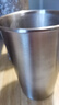 CLITON304不锈钢啤酒杯高颜值冷饮杯果汁杯家用大容量防摔杯单个装500ml 实拍图