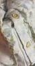 婧麒（JOYNCLEON）月子服夏薄款竹棉孕妇睡衣产后哺乳待产胸垫家居服 蓝L Jyz157092 实拍图
