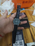 图登表带真皮男女针扣蝴蝶扣款适用卡西欧天梭浪琴欧米茄罗西尼dw精工西铁城天王阿玛尼小米华为手表带 黑色-银色针扣 20mm 实拍图