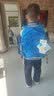 乐同书包减压护脊书包小学生4-6年级分层无异味牛顿中童蔚蓝色 实拍图