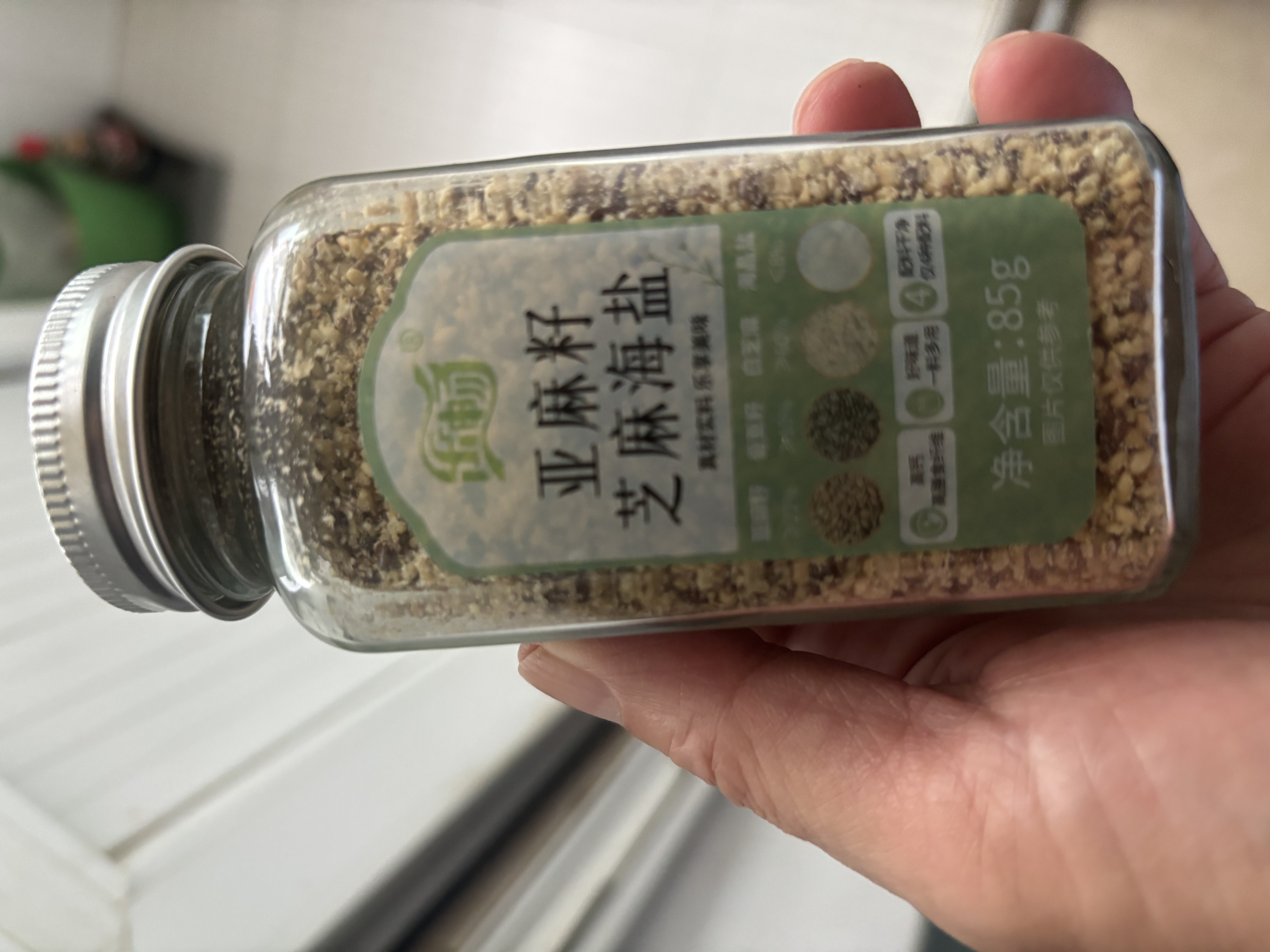 乐畅亚麻籽芝麻盐85g 【高钙高膳食纤维】沙拉凉拌菜拌面调味料奇亚籽 实拍图